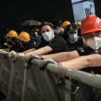 Manifestantes resisten en Hong Kong