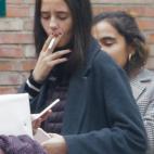 Victoria Federica, hija de la infanta Elena, fumando