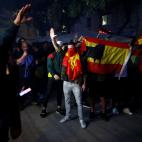Ultraderechistas, en los disturbios de Barcelona