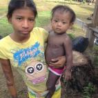 Niños de la tribu Emberá.