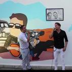 Andy y Lucas tambi&eacute;n pueden presumir de haber quedado inmortalizados en un mural en su barrio de La Laguna de la ciudad de C&aacute;diz. All&iacute; estar&aacute;n para siempre.