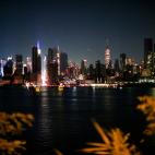 NEW YORK, NEW YORK - JULY 13: The Empire State building and Midtown Manhattan are seen without power during a major power outage on July 13, 2019 in New York City. New Yorkers were without power as a major outage left portions of Manhattan, inc...
