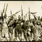 Madrid, 1936. Milicianos del 4.&ordm; Batall&oacute;n.