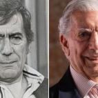 Mario Vargas Llosa en 1977 a los 41 a&ntilde;os y en 2019 a los 83.