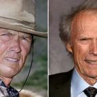 Clint Eastwood en 1964 a los 34 a&ntilde;os y en 2019 a los 89 a&ntilde;os.