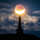 Eclipse de luna en Yorkshire (Inglaterra)