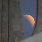 Eclipse de luna en Brasilia (Brasil)