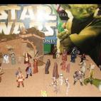 Ami Gainsbourg:Yoda anuncia la llegada del que traerá  el equilibrio a la Fuerza. Los Jedis vienen a traerle un sable láser y los pequeños androides vienen a adorarle...