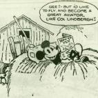 13 de enero de 1930. Mickey Mouse, en tiras cómicas.