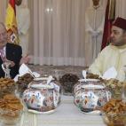 Dulces típicos marroquíes en el Palacio Real para don Juan Carlos.