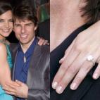 En 2005, Cruise le dio a Katie este anillo de cinco quilates ovalado con oro rosado, estimado en más de un cuarto de millón de dólares.