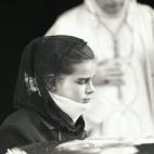 En la primera misa con ocasión del Día Nacional de Mónaco tras la muerte de su madre, la princesa Gracia