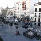 La plaza donde deber&iacute;a estar El Rastro, en Madrid.