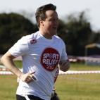 David Cameron, en 2012, en una iniciativa de promoción de deporte.