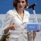 Durante su discurso al ser nombrada Embajadora de la FAO