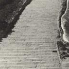 La escalera de la cantera de Mauthausen, de 186 peldaños, donde se dejaron la vida cientos de prisioneros. Según Francisco Boix, la historia del campo calcula un hombre muerto por losa de peldaño. Trabajar en las canteras de granito del camp...