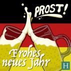 En Alemania, la gente cuenta atrás desde 10 antes de la medianoche. Para brindar, se chocan las copas al grito de "Prost!" y "Frohes neues Jahr" (Feliz Año Nuevo). Algunas personas también ponen plomo caliente en agua para formar una figura; ...