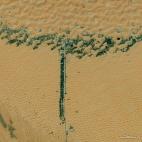 Desarrollo a los lados de dos carreteras en Emiratos Árabes Unidos, captado el 9 de marzo de 2015 por el OLI del Landsat 8.