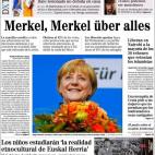 "Merkel, Merkel sobre todos"