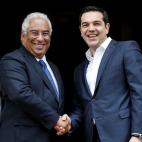 Unidos por la crisis: con el exmandatario griego Alexis Tsipras
