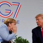 &iquest;Qu&eacute; le susurrar&iacute;a Merkel a Trump?