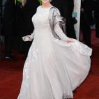 Es Helen Mirren en los EE British Academy Film Awards en Londres.