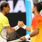 El tenista español Rafa Nadal resultó eliminado a las primeras de cambio del Abierto de Australia