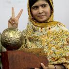 La joven paquistaní de 16 años tiroteada por talibanes por defender la educación femenina en su país, ha sido galardonada con el premio Sajárov que otorga el Parlamento Europeo.