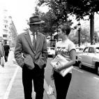 Jean Seberg vende el Herald Tribune en la película de Jean-Luc Godard À bout de souffle. Cortesía del International Herald Tribune.