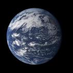 Una imagen de la Tierra en donde el calificativo 'planeta azul' cobra más sentido que nunca. El agua cubre el 75% de la superficie de nuestro planeta. 
