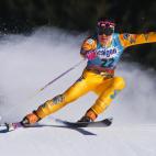 Blanca participa en el Giant Slalom en el campeonato mundial de 1991.
