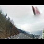 Did the folks at Google Earth Street View capture an image of God and Jesus appearing in the clouds over a lake in Quarten, Switzerland -- or is that bird poop on the camera lens? At this point, the answer isn't clear.