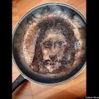 A British man cooking bacon in March found this in his frying pan. Toby Elles of Lancaster, England, thought it resembled Jesus.