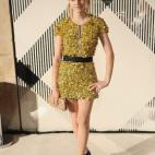 In diesem funkelnden Outfit saß die Schauspielerin bei der London Fashion Week 2009 in der Front Row der Burberry-Show.