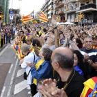 La Diada, o día de Cataluña, se ha convertido en los dos últimos años en una gran movilización en pro de la independencia.

Miles de personas salieron a la calle este 11 de septiembre para unir sus manos y formar una cadena que recorriese t...