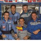 El español Pedro Duque formó parte de la expedición 7 a la ISS en octubre de 2003.