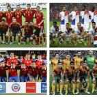 España y sus rivales en el Grupo B.