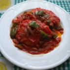 Con pimientos rojos y verdes, cebolla y tomate natural. Consulta la receta.
