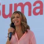 La vicepresidenta segunda del Gobierno, Yolanda Díaz, durante la presentación de 'Sumar'.