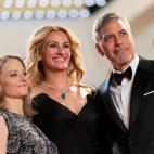 SEGUNDA JORNADA: Durante la presentación de la película Money Monster de Jodie Foster y protagonizada por George Clooney y Julia Roberts. Fue la noche del jueves 12 de mayo.