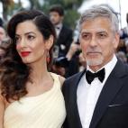 Durante la presentación de la película Money Monster de Jodie Foster y protagonizada por George Clooney y Julia Roberts. Fue la noche del jueves 12 de mayo.