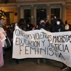 Manifestaci&oacute;n en Madrid durante el 25-N.