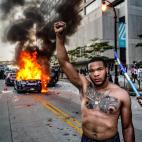 Protesta en Atlanta.
