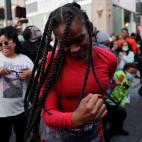 Demonstrators march, Sunday, May 31, 2020, in Atlanta. Protests continued following the death of George Floyd, who died after being restrained by Minneapolis police officers on May 25. (AP Photo/Brynn Anderson)