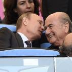 Vladimir Putin y Joseph Blatter