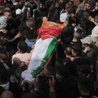 Entierro de un joven palestino de 17 a&ntilde;os en Yen&iacute;n.&nbsp;