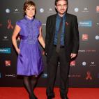 BARCELONA, SPAIN - DECEMBER 01:  Jordi Evole and guest attend a photocall for Gala Against AIDS at the Hotel W on December 1, 2011 in Barcelona, Spain.  (Photo by Robert Marquardt/WireImage)