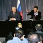 Con Boris Yeltsin.