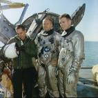 Entrenamiento (Armstrong, en el centro) (NASA)