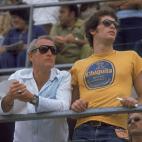 Paul Newman y su hijo Scott.